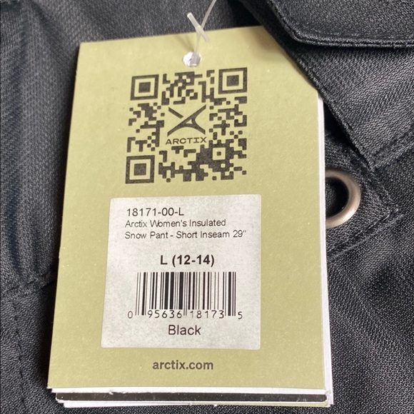 Arctix Women's Insulated Snow Pants, Black, Sz Large (29” Length) - Picture 4 of 16